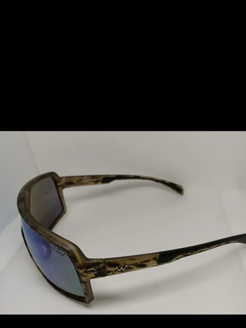 6thSense WaterLand Catchem BlackWater IceBlue Mirror Polarized FishingGlassesNIB